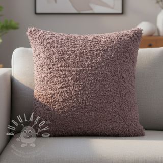 Umělá kožešina Curly mauve