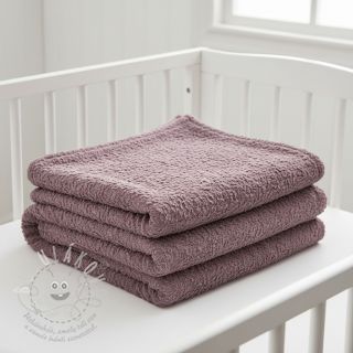 Umělá kožešina Curly mauve