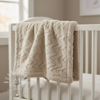 Umělá kožešina light sand