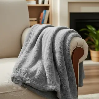 Umělá kožešina LUREX SILVER grey