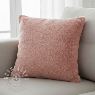 Umělá kožešina LUREX SILVER rose