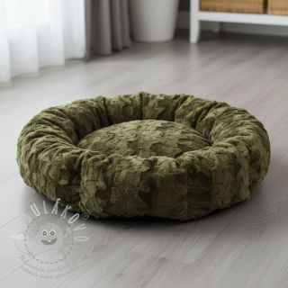 Umělá kožešina dark green