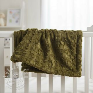 Umělá kožešina dark green