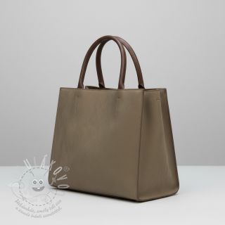 Umělá kůže semiš DOUDOU tourterelle