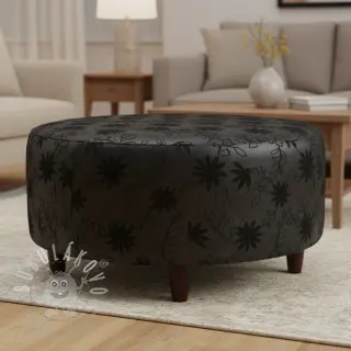 Umělá kůže oděvná Flowers design C