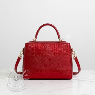 Umělá kůže SNAKE rouge metal