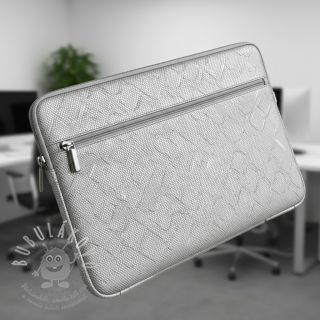 Umělá kůže SNAKE blanc argent