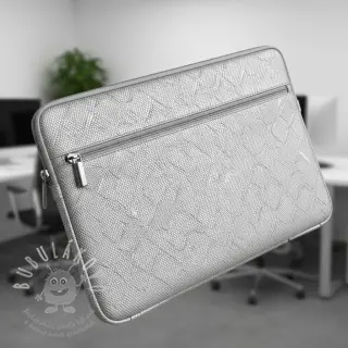 Umělá kůže SNAKE blanc argent