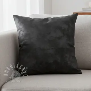 Umělá kůže oděvná FOIL black