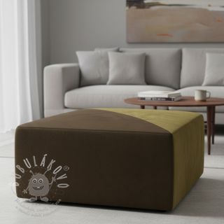 Umělá kůže semiš ALASKA mousse/brun