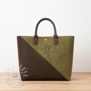 Umělá kůže semiš ALASKA mousse/brun