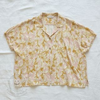 Viskóza se lnem CREPE Flowers Tomi digital print