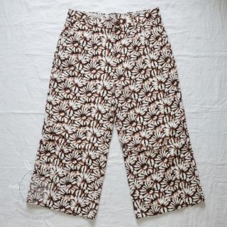 Viskóza se lnem Dandelions digital print