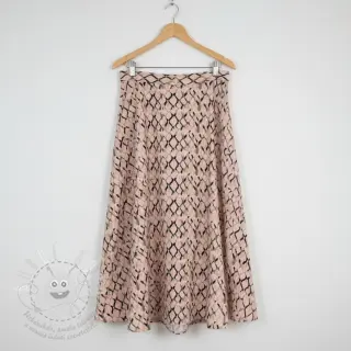 Viskóza se lnem Ivy Diamonds design B digital print
