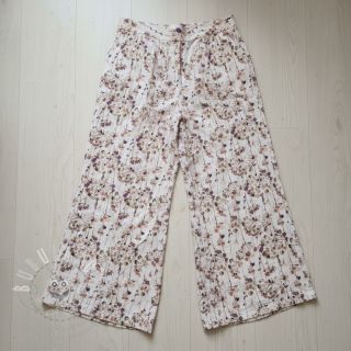 Viskóza se lnem Agapanthus design C digital print