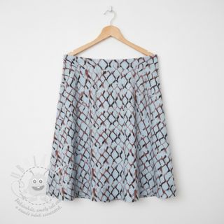 Viskóza se lnem Ivy Diamonds design A digital print