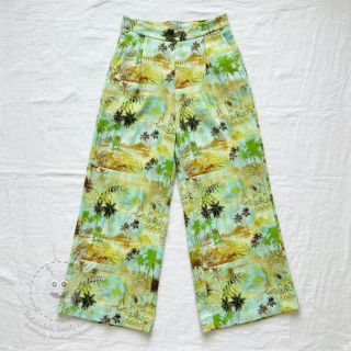 Viskóza se lnem Egypt design A digital print