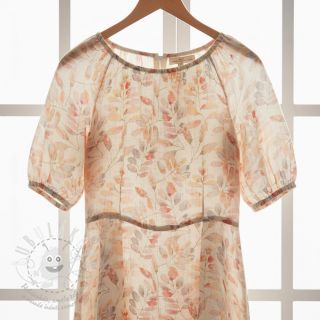 Viskóza se lnem Natural Lin Lissy pink digital print