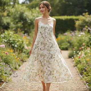 Viskóza se lnem Natural Lin Lissy ecru digital print