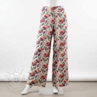 Viskóza se lnem Liana design C digital print