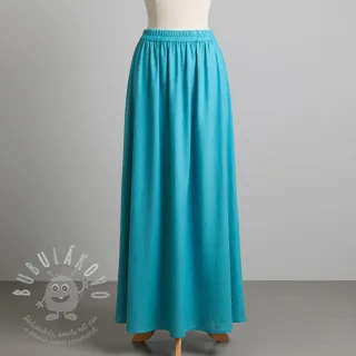 Viskóza se lnem PREMIUM ocean blue