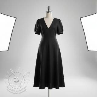 Viskóza se lnem PREMIUM black