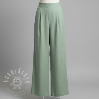 Viskóza se lnem PREMIUM old green