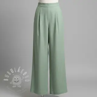 Viskóza se lnem PREMIUM old green