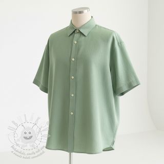 Viskóza se lnem PREMIUM old green