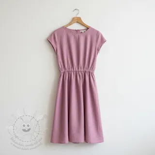 Viskóza se lnem PREMIUM old pink
