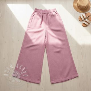 Viskóza se lnem PREMIUM old pink