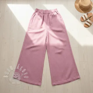 Viskóza se lnem PREMIUM old pink