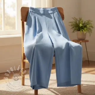 Viskóza se lnem PREMIUM old blue