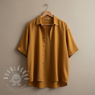 Viskóza se lnem PREMIUM ochre