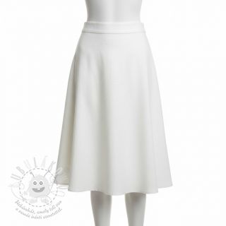 Viskóza se lnem PREMIUM off white