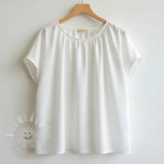 Viskóza se lnem PREMIUM off white