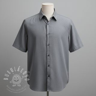 Viskóza se lnem PREMIUM middle grey