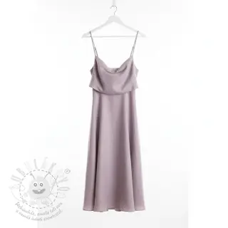 Viskóza se lnem PREMIUM light old pink
