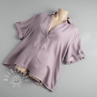 Viskóza se lnem PREMIUM light old pink