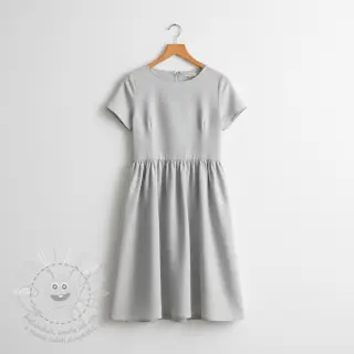 Viskóza se lnem PREMIUM light grey