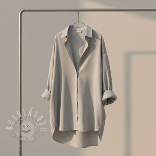 Viskóza se lnem PREMIUM light grey