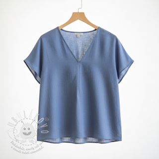 Viskóza se lnem PREMIUM jeans