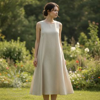 Viskóza se lnem PREMIUM pebble