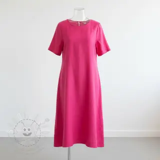 Viskóza se lnem PREMIUM fuchsia