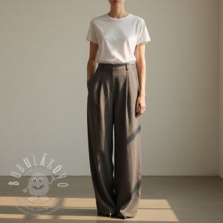 Viskóza se lnem PREMIUM grey