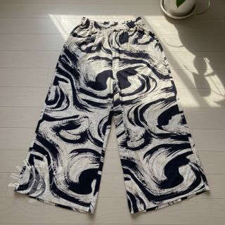 Viskóza se lnem Swirls design B