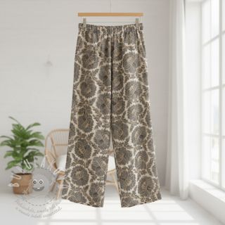 Viskóza se lnem Lizzy flowy grey