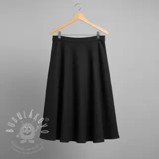 Viskóza se lnem CRINCLE black