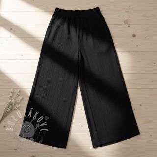 Viskóza se lnem CRINCLE black