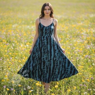 Viskóza RADIANCE Imagine blue digital print